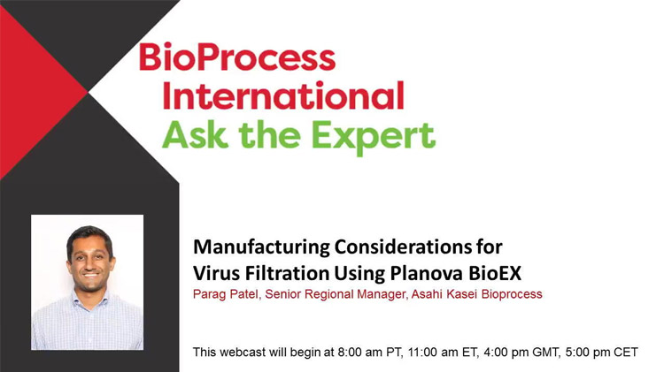 病毒过滤工艺中使用Planova BioEX的生产注意事项