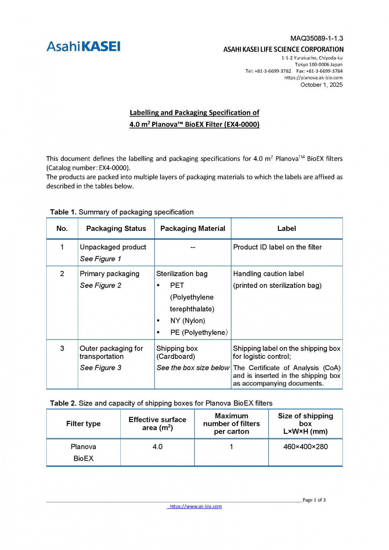 技術文書 | 旭化成バイオプロセス