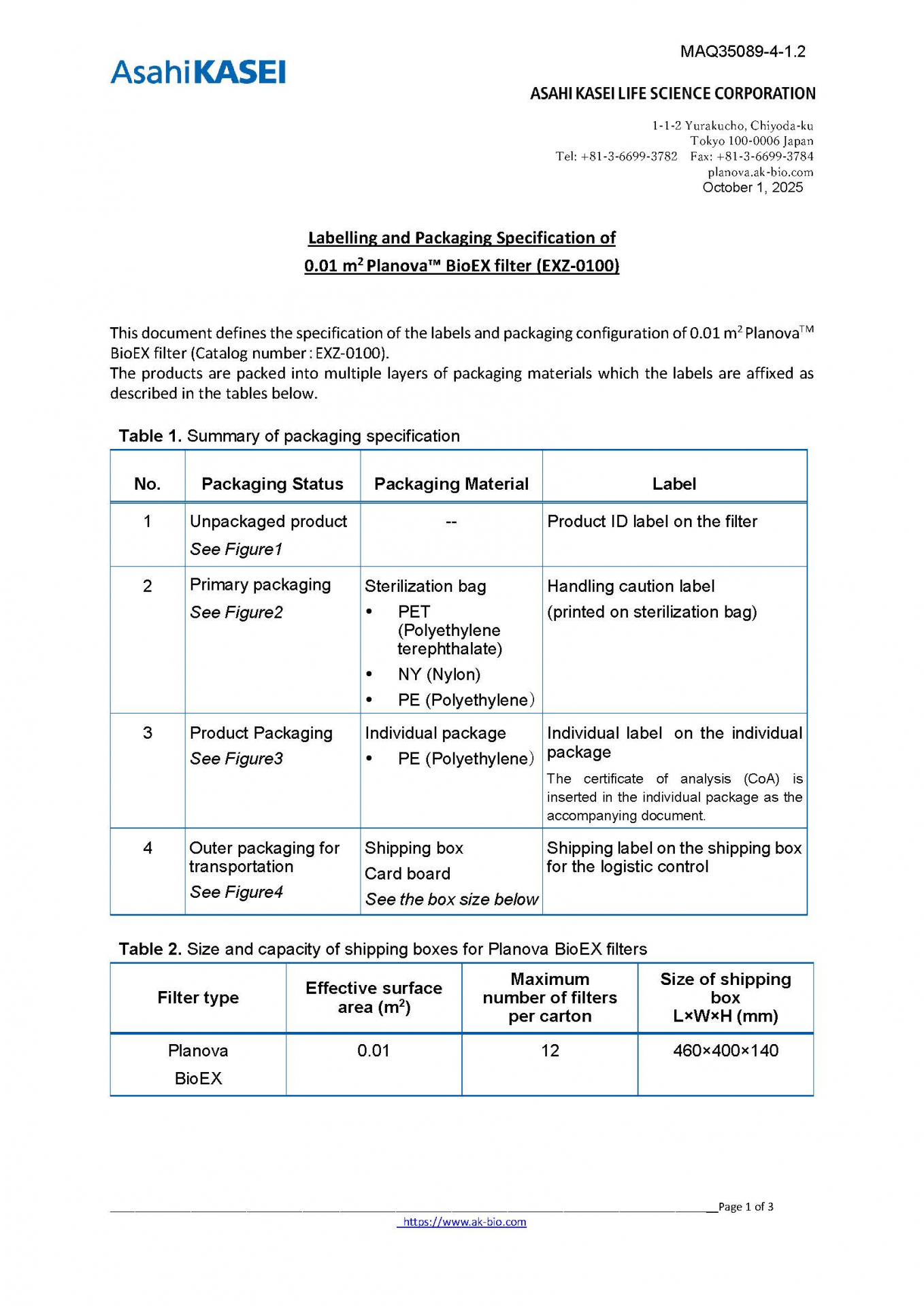 技術文書 | 旭化成バイオプロセス